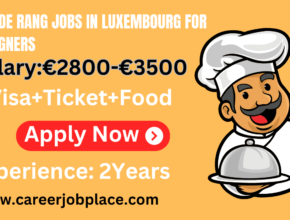Chef de rang jobs in Luxembourg for foreigners