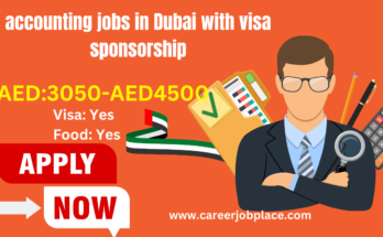 accounting jobs in Dubai with visa sponsorship
