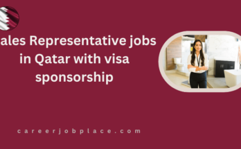 Sales Representative jobs in Qatar with visa sponsorship