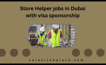 Store Helper jobs in Dubai with visa sponsorship