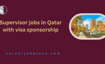 Environment Supervisor jobs in Qatar with visa sponsorship