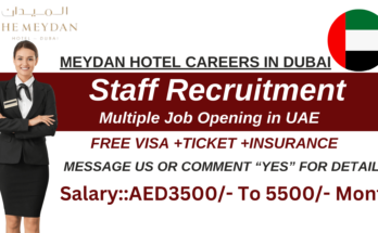 Meydan hotel careers in Dubai for freshers