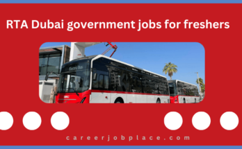 RTA Dubai government jobs for freshers